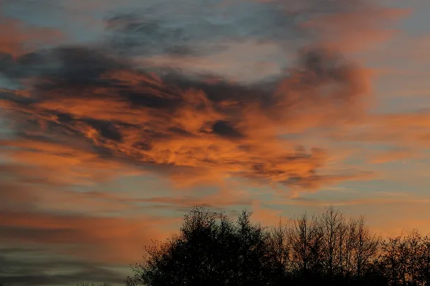 Abendlicht Himmel am Abend
