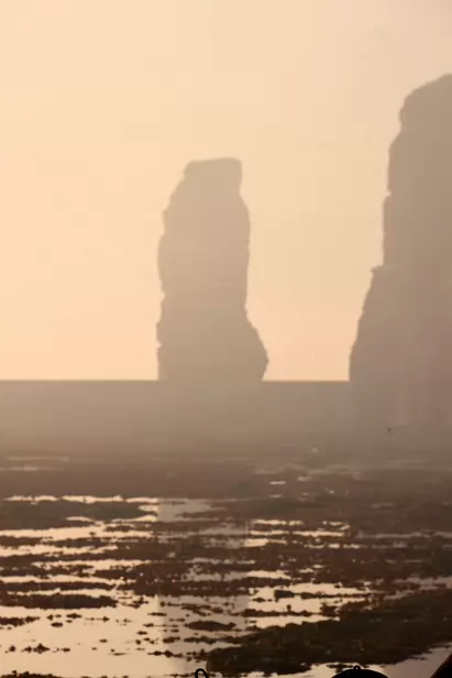 Lange Anna im Abendlicht